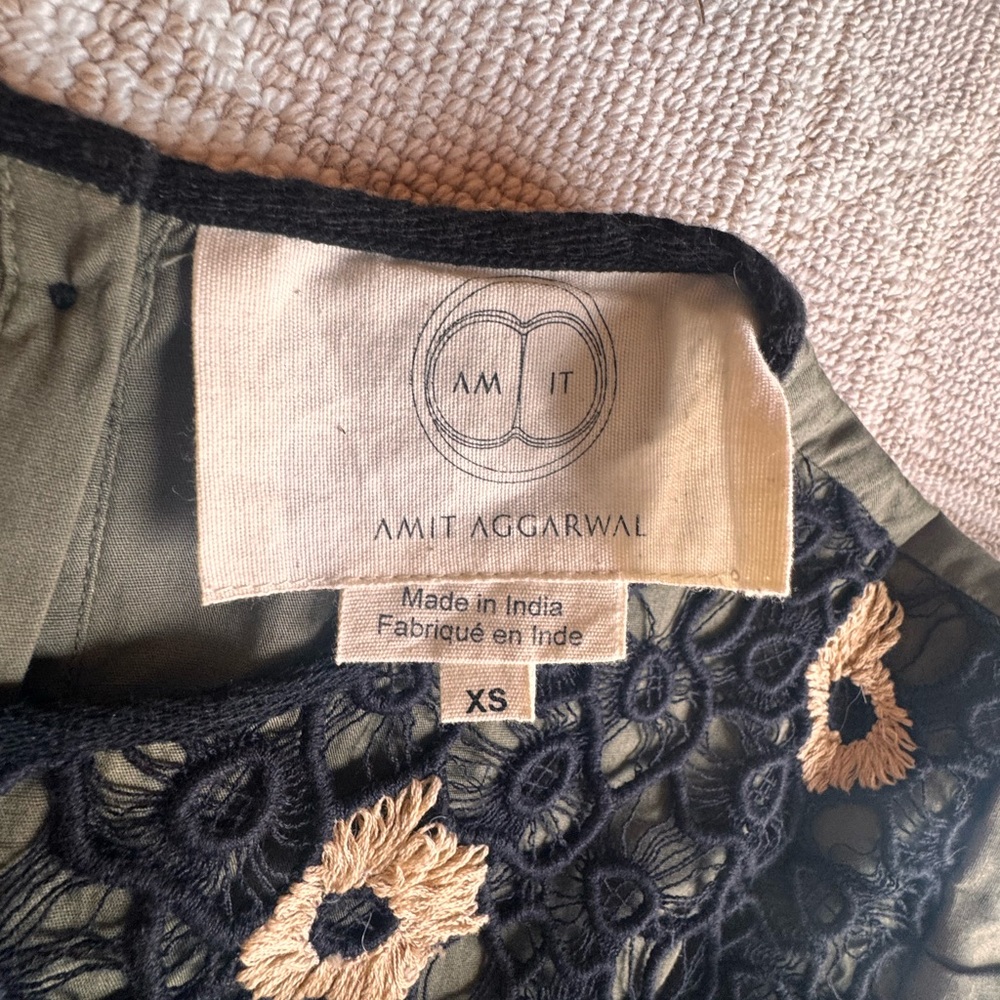 Anthropologie - Amit Aggarwal Lace Swing Blouse EC - Picture 5 of 5
